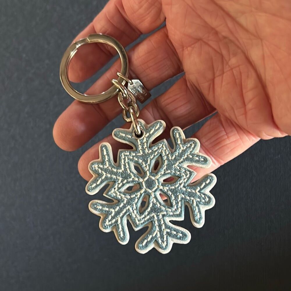 COACH Snowflake Keychain - Picture 2 of 3